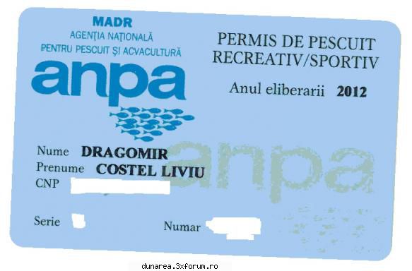 posesori permis anpa 2012:     :d permis anpa pentru pescuitul 2012